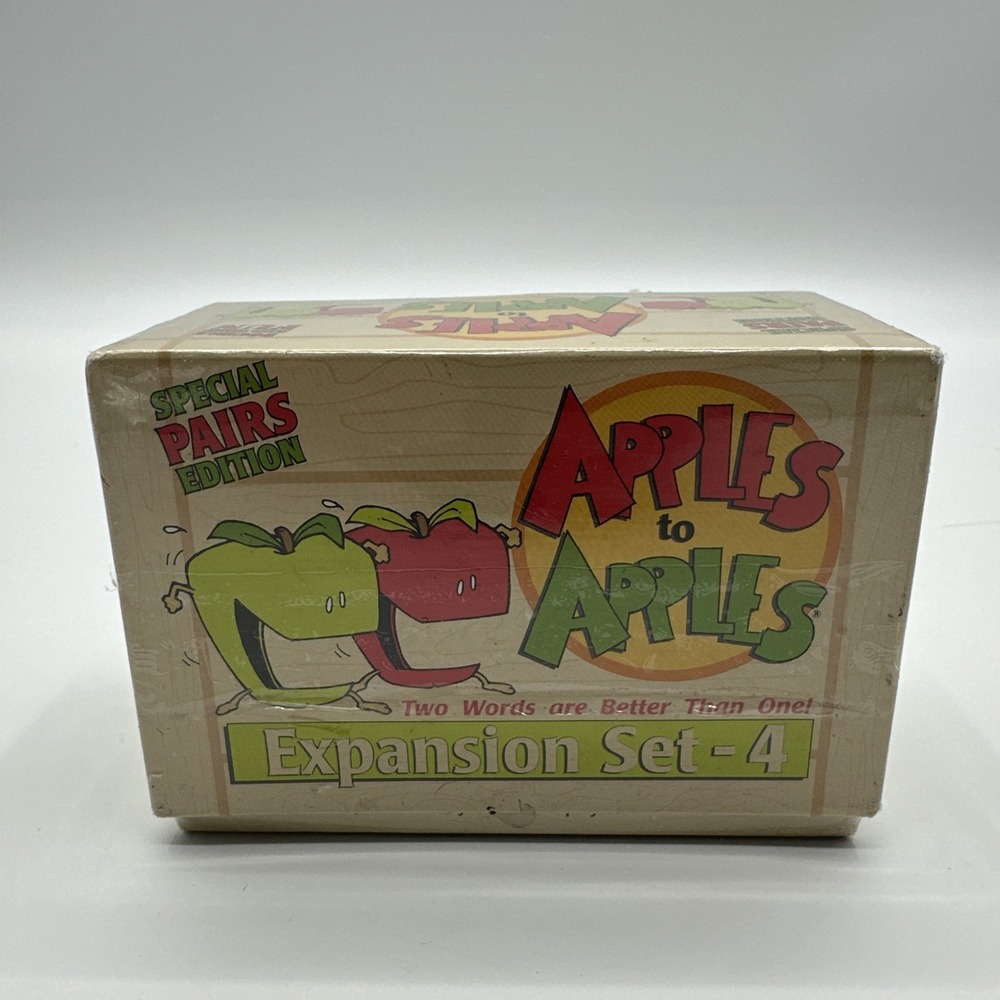 Apples to Apples Expansion Set #4 Special Pairs Edition Factory Sealed New
